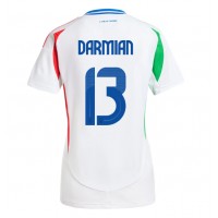 Camisa de Futebol Itália Matteo Darmian #13 Equipamento Secundário Mulheres Europeu 2024 Manga Curta